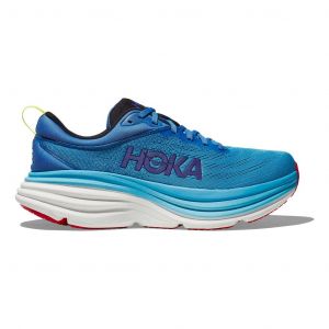 Chaussures HOKA Bondi 8 bleu brillant blanc - 44