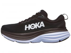 Chaussures Homme HOKA Bondi 8 Noir/Blanc - LARGE