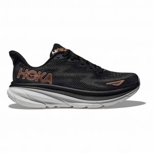 Chaussures HOKA Clifton 9 noir rose doré gris femme - 40