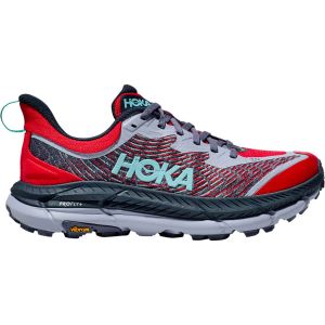 HOKA ONE ONE Mafate Speed 4 - Gris / Rouge - taille 47 1/3 2024