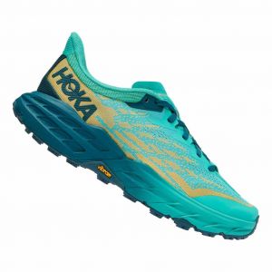 Chaussures HOKA Speedgoat 5 bleu clair vert femme - 36