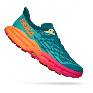 Chaussures HOKA Speedgoat 5 vert turquoise orange fuchsia femme - 38(2/3)