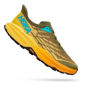 Chaussures HOKA Speedgoat 5 vert kaki orange jaune - 45(1/3)