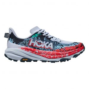 Chaussures HOKA Speedgoat 6 bleu marine gris rouge - 48