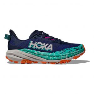 Chaussures HOKA Speedgoat 6 bleu marine vert femme - 43(1/3)