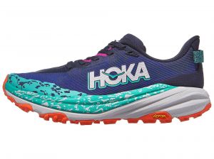 Chaussures Femme HOKA Speedgoat 6 Varsity Navy/Meteor - LARGE