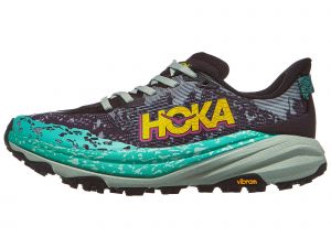 Chaussures Femme HOKA Speedgoat 6 Black/Aloe Vera