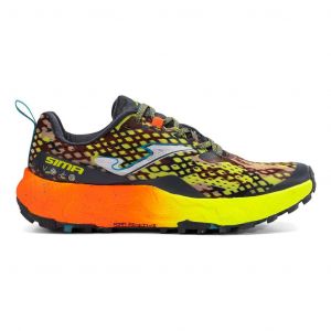 Chaussures Joma Sima noir pur orange jaune - 45