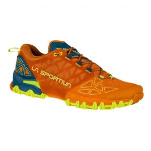 Chaussures La Sportiva Bushido II orange jaune bleu - 45.5