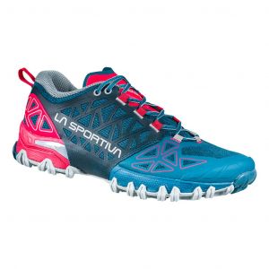 Chaussures La Sportiva Bushido II bleu rose femme - 37.5