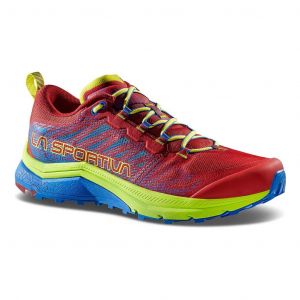 Chaussures La Sportiva Jackal II GORE-TEX rouge bleu jaune - 44