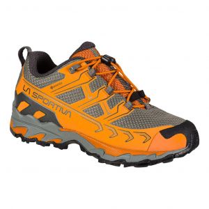 Chaussures La Sportiva Ultra Raptor II GORE-TEX orange gris enfant - 33