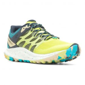 Chaussures Merrell Antora 3 jaune lime bleu femme - 42.5