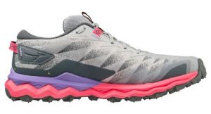 Chaussures de trail running mizuno femme wave daichi 7 gris rose