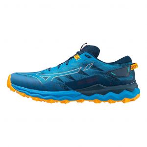 Chaussures Mizuno Wave Daichi 7 bleu marine orange - 46