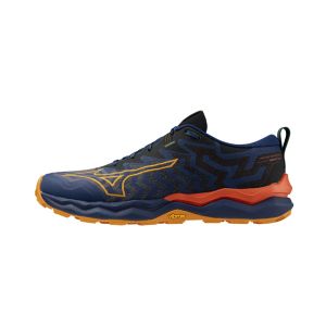 Chaussures Mizuno Wave Daichi 8 Bleu Marine Orange AW24