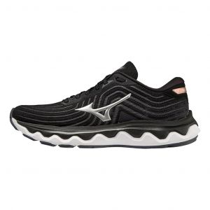 Chaussures Mizuno Wave Horizon 6 noir gris rose femme - 39