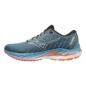 Chaussures Mizuno Wave Inspire 19 bleu blanc - 45