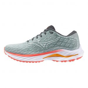 Chaussures Mizuno Wave Inspire 20 gris blanc orange femme - 40