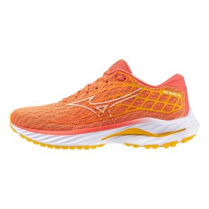 Chaussures Mizuno Wave Inspire 20 orange blanc femme - 39