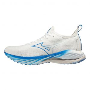 Chaussures Mizuno Wave Neo Wind blanc bleu clair - 46.5