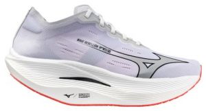 Chaussures de running mizuno wave rebellion pro 2 blanc rouge homme