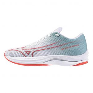 Chaussures Mizuno Wave Rebellion Sonic 2 gris blanc rouge femme - 40.5