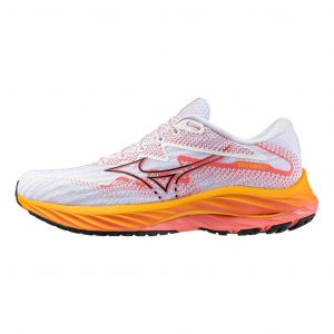 Chaussures Mizuno Wave Rider 27 blanc orange femme - 38.5