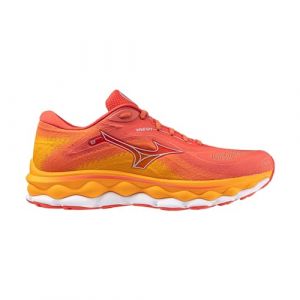 Mizuno Wave Sky 7 Chaussure de course pour homme (Cayenne/Nickel/Carrot Curl