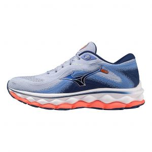 Chaussures Mizuno Wave Sky 7 lilas clair bleu rose femme - 40