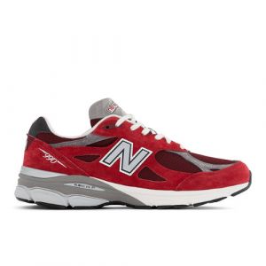 New Balance Homme MADE in USA 990v3 en Rouge/Gris