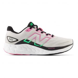 Chaussures New Balance Fresh Foam 680 v8 gris clair multicolore femme - 41.5