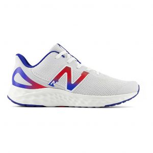 Chaussures New Balance Fresh Foam Arishi v4 gris rouge bleu junior - 39