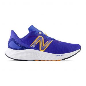 Chaussures New Balance Fresh Foam Arishi v4 bleu électrique orange blanc - 45.5