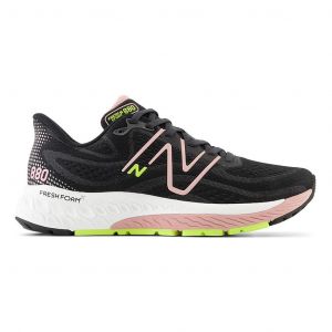 Chaussures New Balance Fresh Foam X 880 v13 noir rose clair jaune fluo femme - 41.5