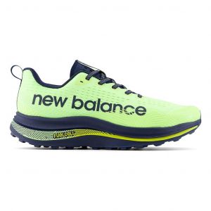 Chaussures New Balance FuelCell SuperComp Trail lime bleu marine - 47