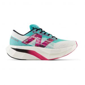 Chaussures New Balance TCS NYC Marathon FuelCell SuperComp Elite v4 blanc bleu rose femme - 41