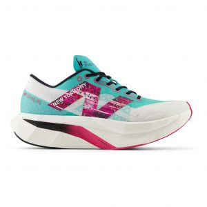 Chaussures New Balance TCS NYC Marathon FuelCell SuperComp Elite v4 blanc bleu rose - 44