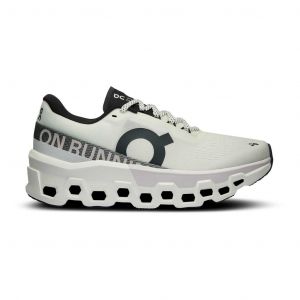 Chaussures On Cloudmonster 2 blanc gris noir femme - 43