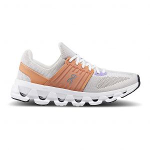 Chaussures On Cloudswift 3 AD blanc gris orange femme - 40.5