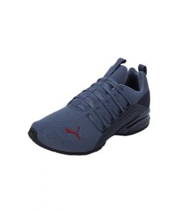 PUMA Chaussures de Running Axelion Refresh Homme 39 Navy Inky Blue Dark Jasper Red