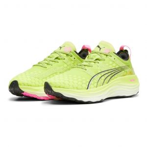 Chaussures Puma ForeverRun NITRO Psychedelic Rush vert rose noir femme - 39