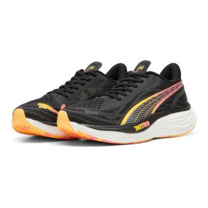 Chaussures Puma Velocity NITRO 3 noir pur jaune femme - 37