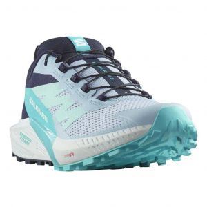 Chaussures Salomon Sense Ride 5 bleu ciel blanc femme - 44