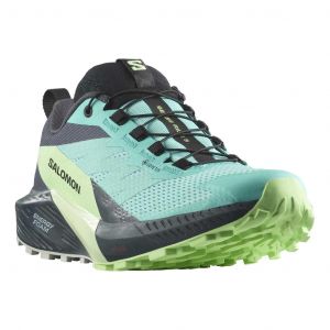 Chaussures Salomon Sense Ride 5 GORE-TEX bleu turquoise vert lime femme - 44