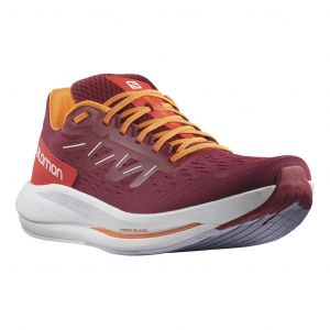 Chaussures Salomon Spectur grenat orange blanc - 48