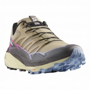 Chaussures Salomon Thundercross beige bleu femme - 41(1/3)