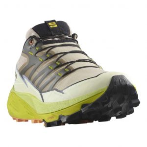 Chaussures Salomon Thundercross beige jaune femme - 42