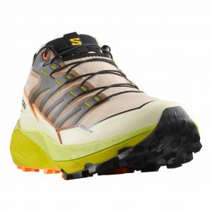 Chaussures Salomon Thundercross beige jaune fluo - 47(1/3)