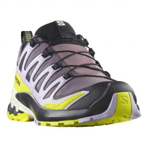 Chaussures Salomon XA PRO 3D v9 GORE-TEX gris foncé jaune fluo femme - 44